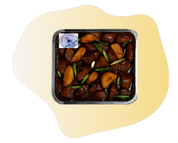 Pork Humba with Fried Banana