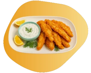 Breaded Fish Fillet in TarTar Sauce Upgraded