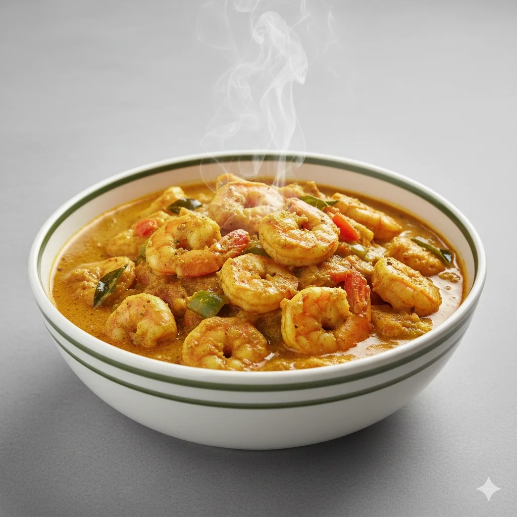 Shrimp curry optimized